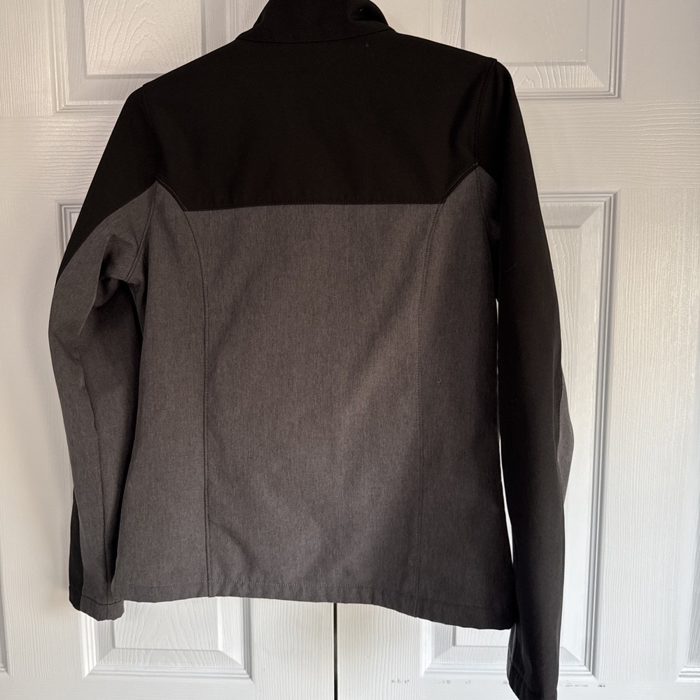 Roper Softshell Jacket Black Gray‎ Full Zip Pocke… - image 2